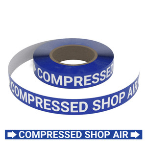 Compressed Shop Air - Pipe Marking Roll